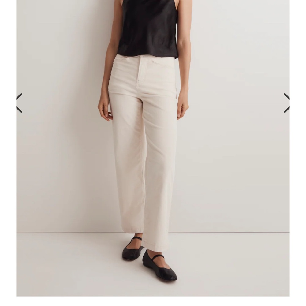 NWT Madewell Emmett Tall wide leg 2.0 corduroy